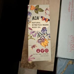 Natural Stretch Mark Body Oil - Floral Design